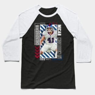 Micah Mcfadden Paper Poster Version 10 Baseball T-Shirt